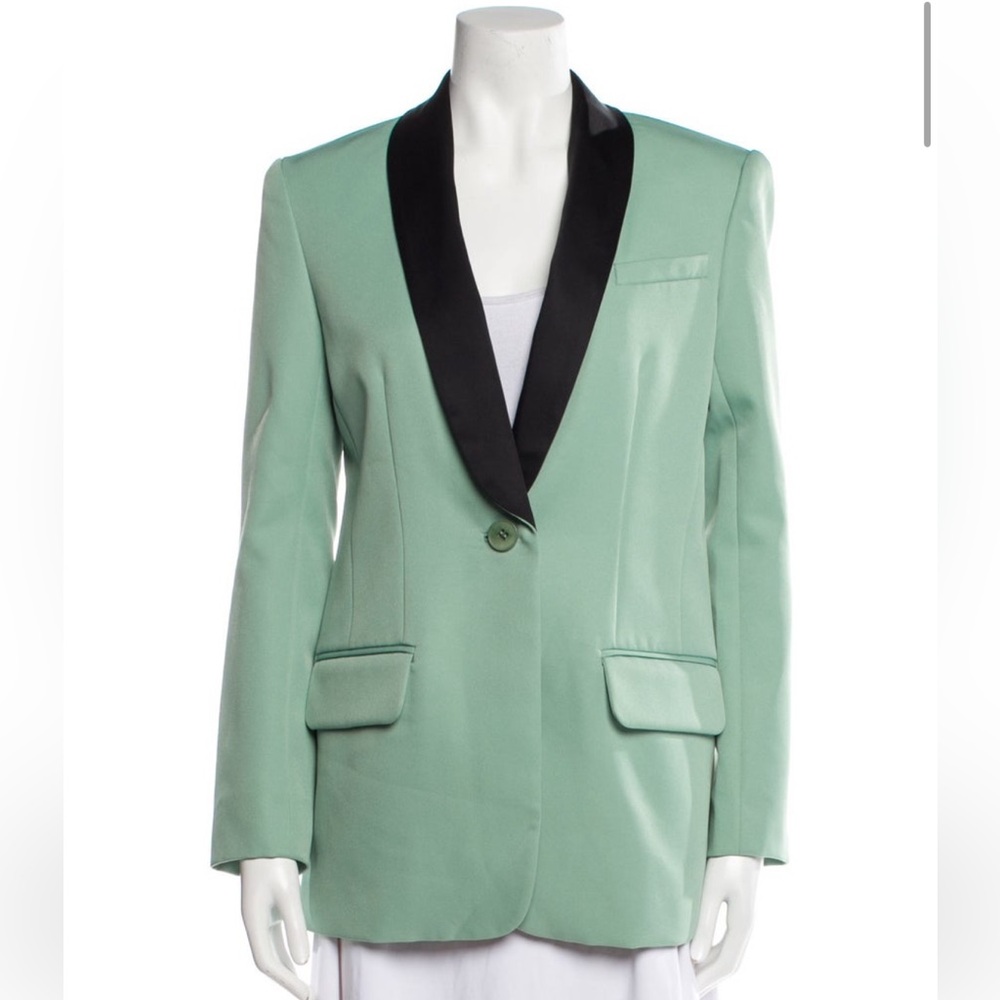 Tibi Women’s Blazer in Mint Green